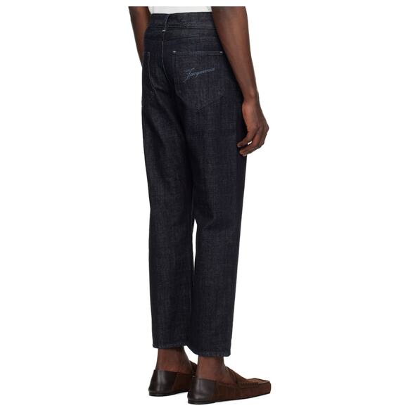 Jacquemus Venice De-nîmes Mens Denim jeans in Dark Navy 33 - Picture 3 of 4